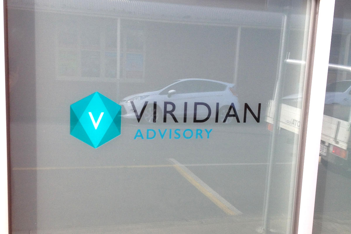 Frosted glass windows for Viridian