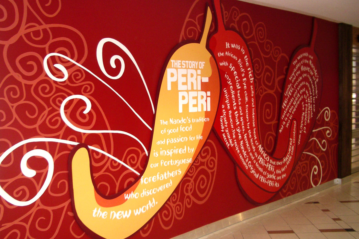 Peri Peri indoor wall mural