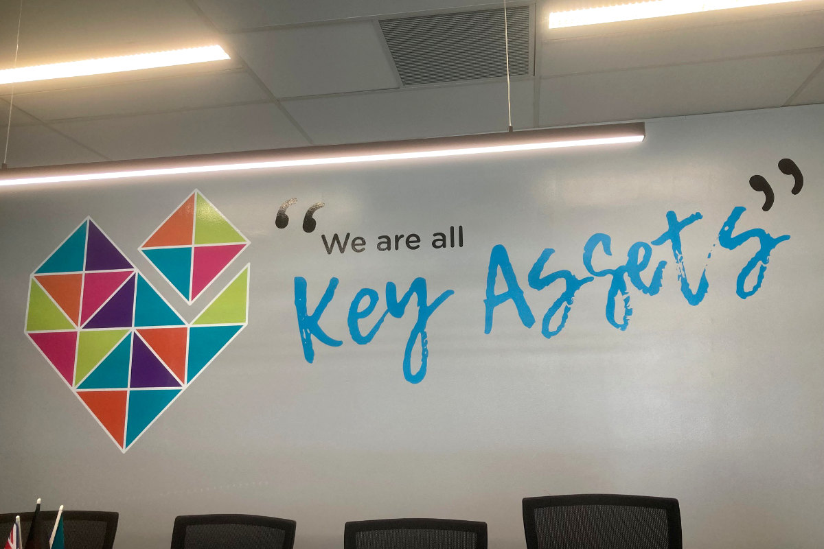 We are all Key Assets mural by Signspec